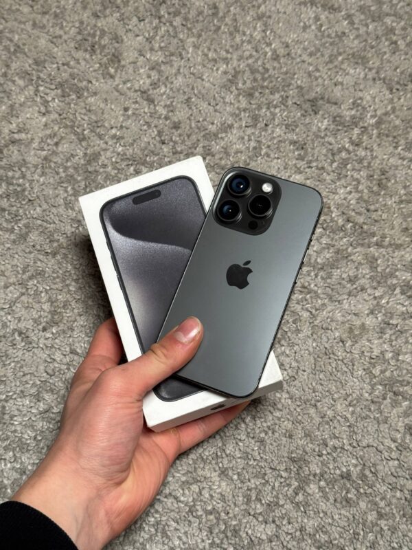 iPhone 15 Pro 128gb Black Titanium